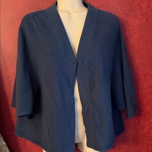 Blue cardigan